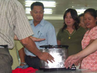  Actual operation of the stove by stove users from Ormoc and Baybay