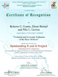 Certificate of Recognitio